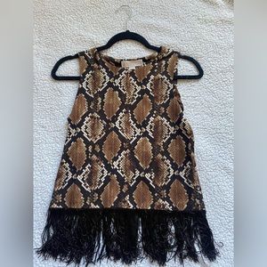 Michael Kors Printed Sleeveless Top